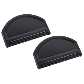 DESERMO Set of 2 Handy Wool Combs | Gentle Alternative to Lint Shaver I Lint Comb for Wool, Cashmere & Other Textile Fabrics I Removes Annoying Wool Knots Pilling & Lint (Black)