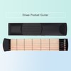 New Portable 6 Fret Pocket Guitar Left Hand for Beginner