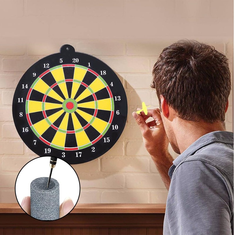 FEZTGVOFA 2 Pcs Dart Sharpener, Wear Resistant Dart Tip Sharpening