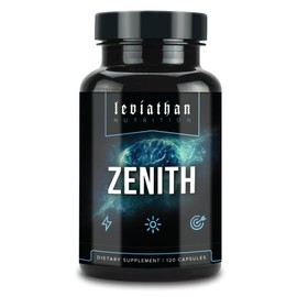 Leviathan Zenith | L-Tyrosine, Acetyl L-Carnitine, Uridine, KSM-66 Ashwagandha, L-Theanine for Men and Women