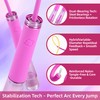 YUEDONG Speed Jump Rope Double Bearing Segmented Anti-Tangle Adjustable Silicone