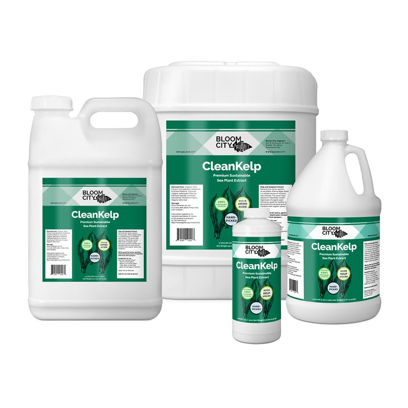 Bloom City Organic Liquid Seaweed and Kelp Fertilizer Supplement (128