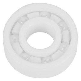 Oumefar 10 x 26 x 8 Ball Bearings, Full Ceramic Zirconium Oxide Ball Bearing, High Precision Deep Groove Ball Bearing, Stable ZrO2 Bearings for Systems with Large Temperature Difference, 10 x 26 x 8