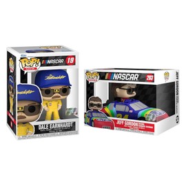 Funko Nascar Collectors Set - 2 Figure Set: Dale Earnhardt Sr. & Jeff Gordon Driving Rainbow Warrior