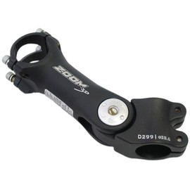 Zoom Adjustable Stem Ahead - Black, 125/90 mm