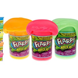JA-RU Flarp Noise Putty Scented (3 Units Assorted) Passing Gas Noise Putty Squishy Sensory Toys for Easter, ADHD Autism Stress Toy, Great Party Favors Fidget for Kids & Adults Boys & Girls. 10041-3
