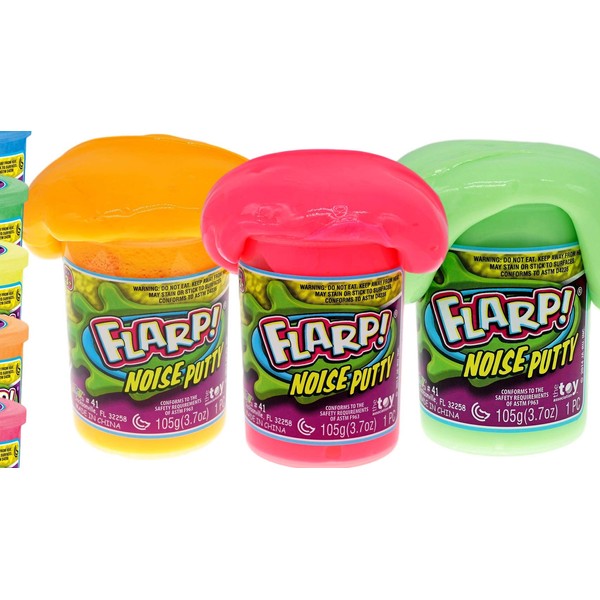 JA-RU Flarp Noise Putty Scented (3 Units Assorted) Passing Gas