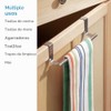 Interdesign Forma Toallero para Instalar sobre Gabinete, Acero Inoxidable Cepillado