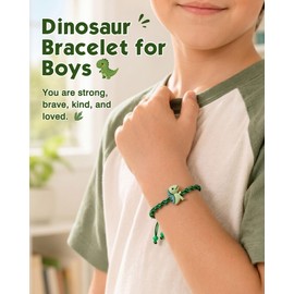 ORISPRE Boys Bracelets 5 7 Dinosaur Birthday First Day of School Gifts Kids