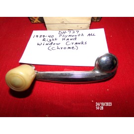 after market VINTAGE 1939-40 PLYMOUTH ALL, RIGHT HAND WINDOW CRANK-CHROME  DH727