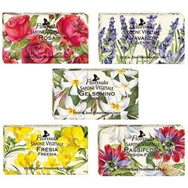 [Set of 5] Florinda Fragrance Soap 95g Floral Scent Set of 5