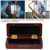 Solid Wood Mouthpiece Case Box Portable Storage for Sax Musical