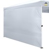 CROWN SHADES SunWall Silver Coated for 12x12 Pop up Canopy