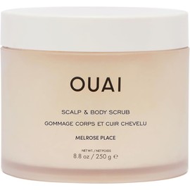 OUAI Scrub Exfoliante para Cuerpo y Cuero Cabelludo con Aroma a Rosa y Beneficios para Piel Seca
