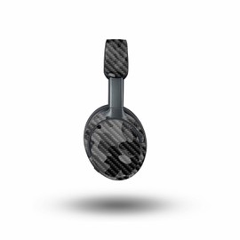 MightySkins Carbon Fiber Skin Compatible with Bose QuietComfort Ultra - Black Camo | Protective, Durable Textured Carbon Fiber Finish | Easy to Apply