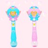 Fairy Bubble Wand Blower Musical Light Up Bubbles Toy for