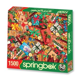 Springbok's 1500 Piece Jigsaw Puzzle Christmas Collage - Made in USA