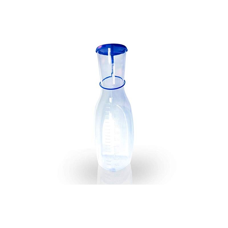 Urine Bottle for Men Plastic Transparent Pack of 1