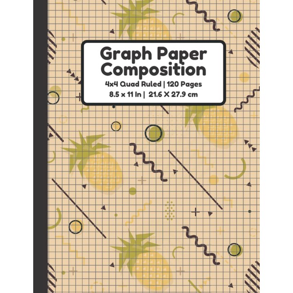Graph Paper Composition: 4x4 Quad Ruled Graph Paper Notebook |