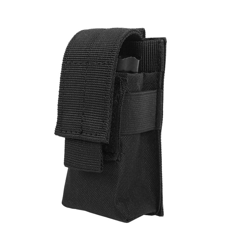 MiOYOOW Flashlight Pouch, Molle LED Torch Pouch Flashlight Holster Nylon