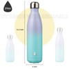 Konokyo Insulated Water Bottles,25 oz Double Wall Stainless Steel Vacumm