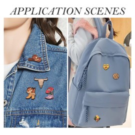 Sparkeads 12 Pieces Cowboy Enamel Lapel Pins Cow Hat Boot Brooch Western Metal Decorative Badge for Sweater Shirt Clothes Suit Accessories Jewelry DIY Craft Decoration