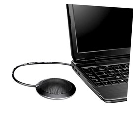 Tofficu 360degree USB Microphone Pickup Range Desktop Condenser Mic for Streaming and Conference Calls Black for Home and Office Use