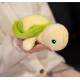 TONGMAN Weighted Plush Turtle Toy 24cm - Cute Soft Stuffed Animal Pillow,Stuffed Sea Animals Plush Ocean Creature Gift for Babies Kids Toddlers (Turtle)