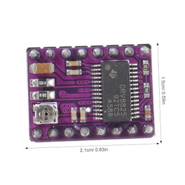 Hohopeti Stepper Motor Driver Module with Heat Sink for Printers Reliable Accessory for Rrerap Ramps Efficient Heat Dissipation for Stable Operation