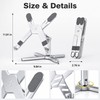 Foldable Laptop Stand for Desk and Travel - Aluminum Alloy
