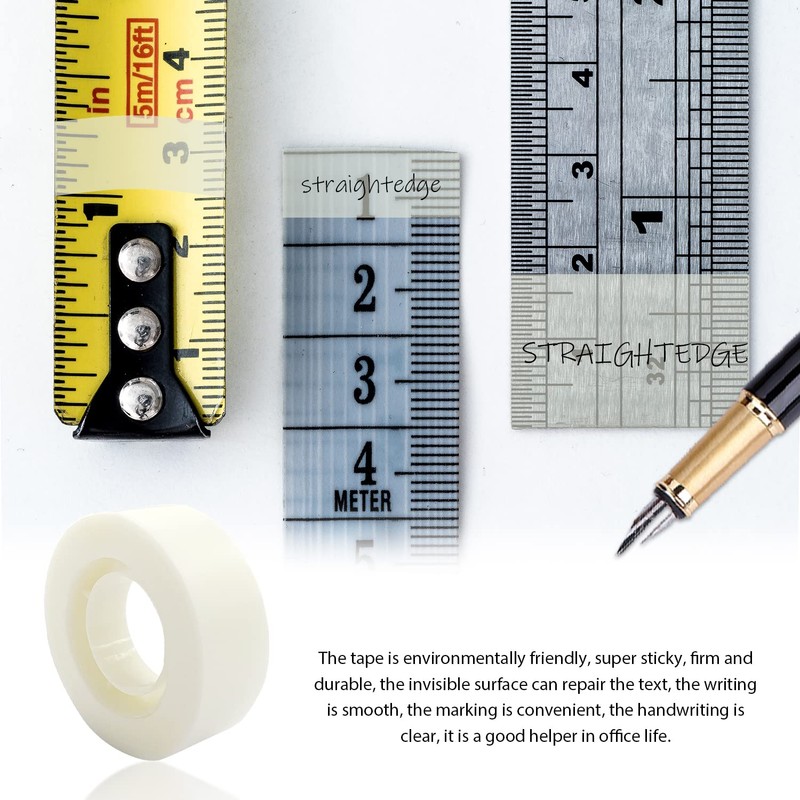 BEIIEB 8 rolls of invisible tape, document repair, label, marker