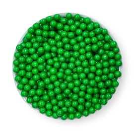 SugarMeLicious Pearls Sprinkles, Delicious Edible Pearl Sprinkles For Decorating Cakes, Cupcakes, Cookies, Ice Cream And Desserts, Vibrant Colors, Food-Safe & Resealable Pouch, (8mm, 4 oz, Green)