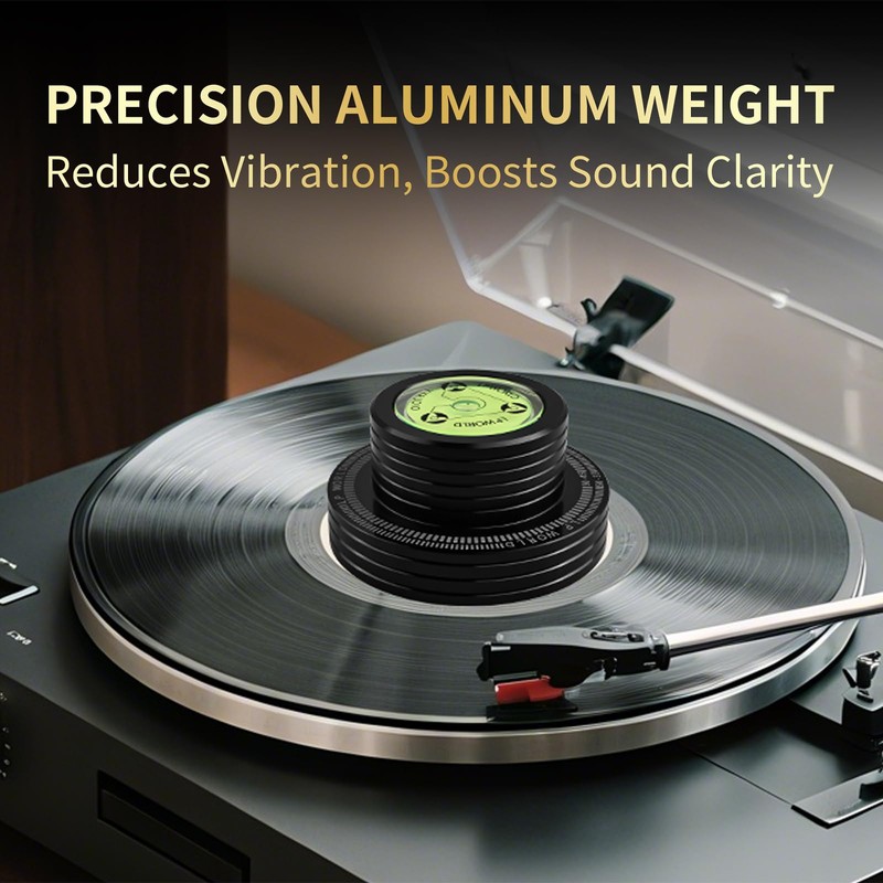 YYTCG Turntable Weight & Vinyl Record Stabilizer - Aluminum Alloy