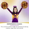 Hanaive 3 Pcs Cheerleading Pom Poms and Large Cheerleader Hair