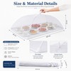 Foldable Mesh Food Cover for Indoor & Outdoor Dining –