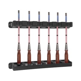 Andux Wall Mount Fishing Rod Holder for Fishing Boat,Garage Horizontal Vertical Wall Mount Fishing Rod storage F/ZJ-01(Vertical hanging,Black)