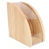 Dustproof Filter Holder Fan Shaped Coffee Filter Storage Holder Solid