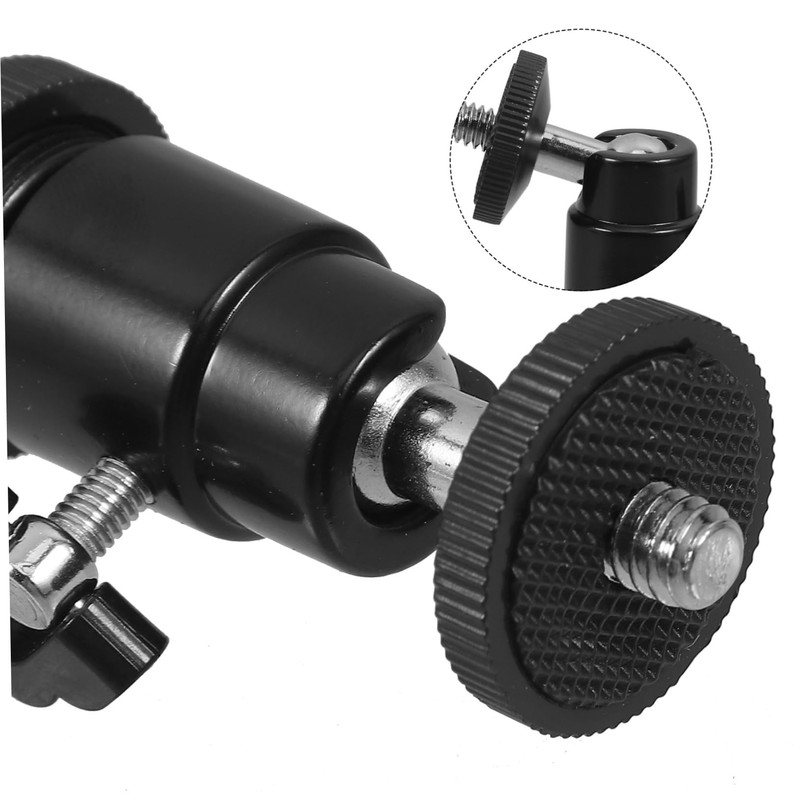 Gadpiparty 2pcs Tripod Ball Head Mount Rotating Adapter for Cameras