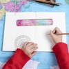 Flexible Ruler, 20cm Gradient Colored Bendy Ruler Shatterproof Straight Edge