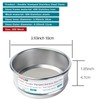 LVDALAB 304 Stainless Steel Mesh Lab Sieve, 300 Mesh (0.05mm)
