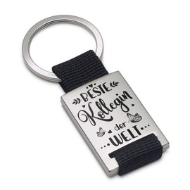 Lieblingsmensch Keyring Model: Beste Kollegin der Welt, Textile, Keyring