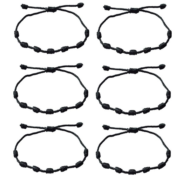 kelistom Handmade 7 Knots Red String Bracelet for Protection, Evil