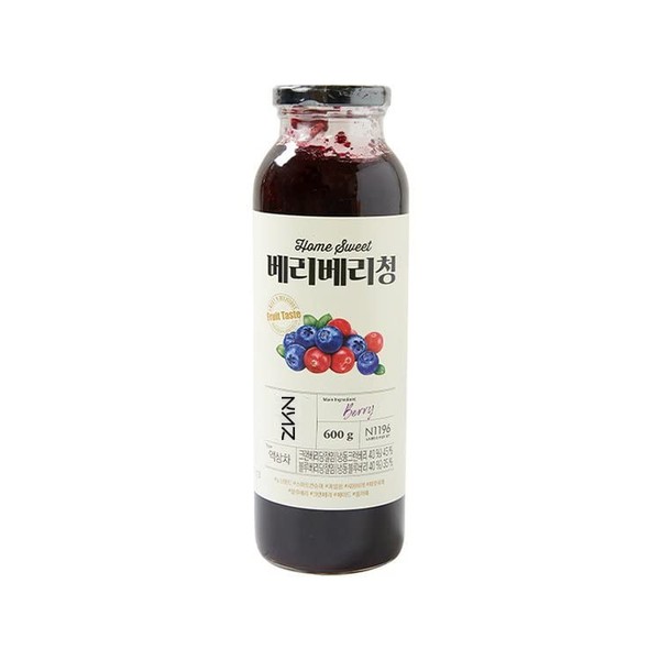 ZEESOON Cranberries and Blueberry Fruit Syrups, 21.16 oz(600g), Makes a Refreshing Cool Drink Including Fruit Drinks, Smoothies, Juice, Soda, Iced tea & More