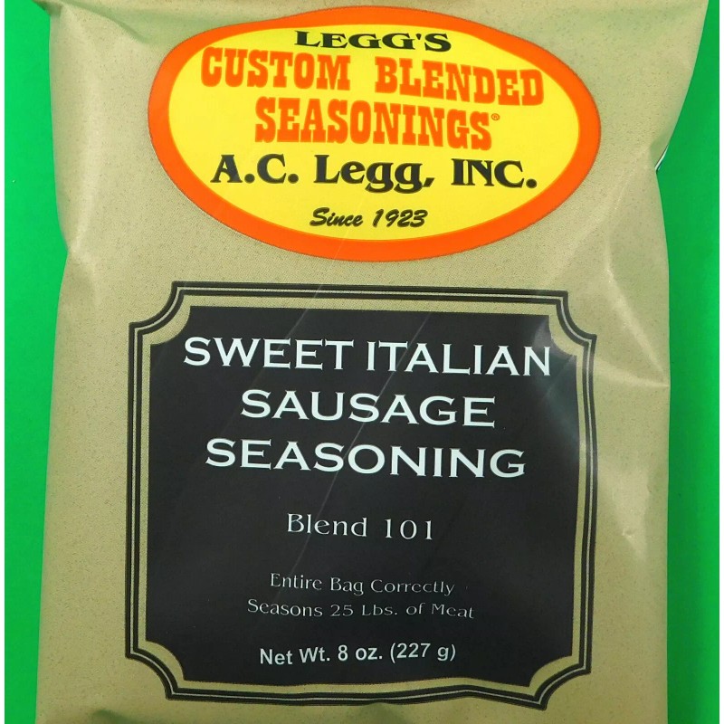 Old Plantation Seasonings Sweet Italian Sausage Seasoning for 25 lbs