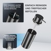 ovimar Galdhoe Soap Dispenser Gunmetal Stainless Steel Free Standing No