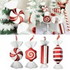 Christmas Decoration 32CM Red and White DIY Candy Hanging Pendant