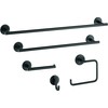Delta Faucet 75925-BL Trinsic Double Towel Bar, Matte Black