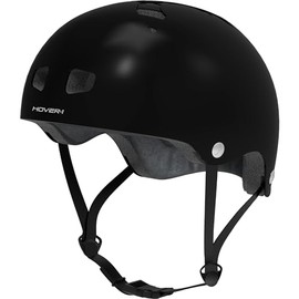 Hover-1 Sport Helmet | Hardshell Helmet with Lightweight Design, Inner Soft Padding for Comfort, Removable and Washable Liner, Medium, Black