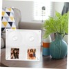 SEWACC Acrylic CD Display Stand Transparent Disc Holder for Albums