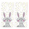 20 Individual Handkerchiefs Easter Happy Rabbit 2 Packs of 10 Individual Paper Handkerchiefs Printed Gift